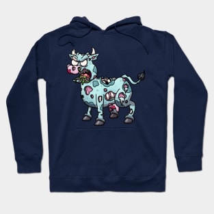 Zombie Cow Cartoon Hoodie